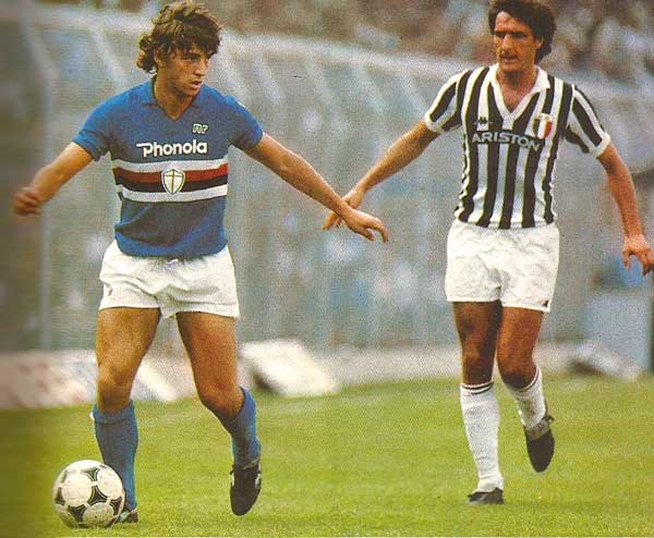 Sampdoria - Juventus 1982, Mancini e Scirea